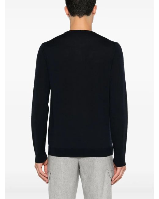 Roberto Collina Wollen Sweater in het Blue voor heren