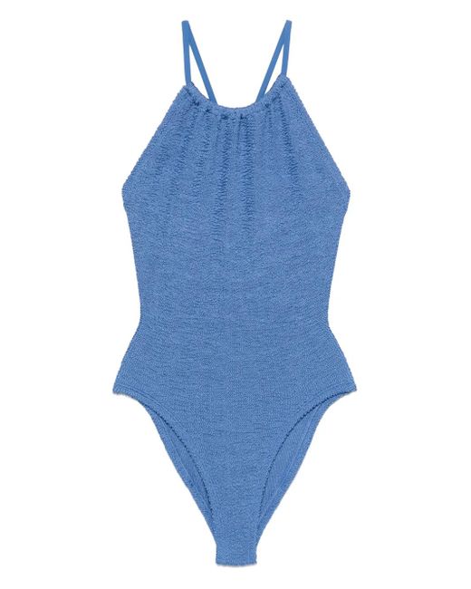 Hunza G Portia ワンピース水着 Blue