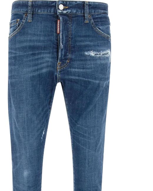 DSquared² Blue 2 Medium Wash Cool Guy Jeans for men