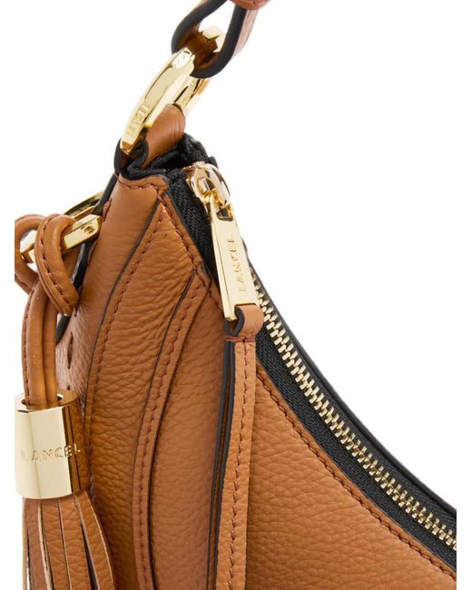 Lancel Brown Medium Tassel-Detail Shoulder Bag