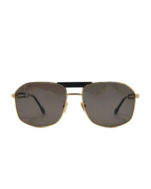 Fred Gray Chain-Link Sunglasses for men