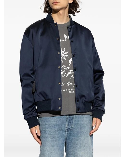 Balmain Green Reversible Bomber Jacket for men