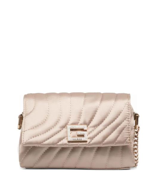 Borsa A Tracolla Trapuntata di Guess in Natural