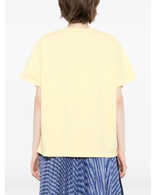 SPORT b. by agnès b. Natural Amour-Logo Short-Sleeve T-Shirt