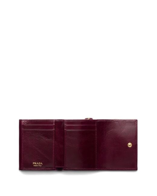 Prada レザー 財布 S Purple