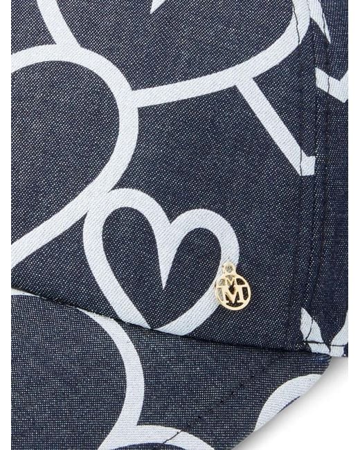 Maison Michel Blue Tiger Baseball Hat