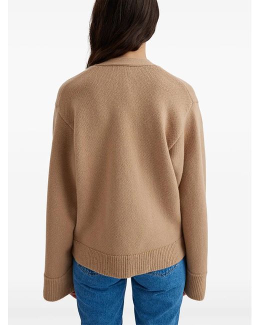 Axel Arigato Natural Memory Wool Cardigan
