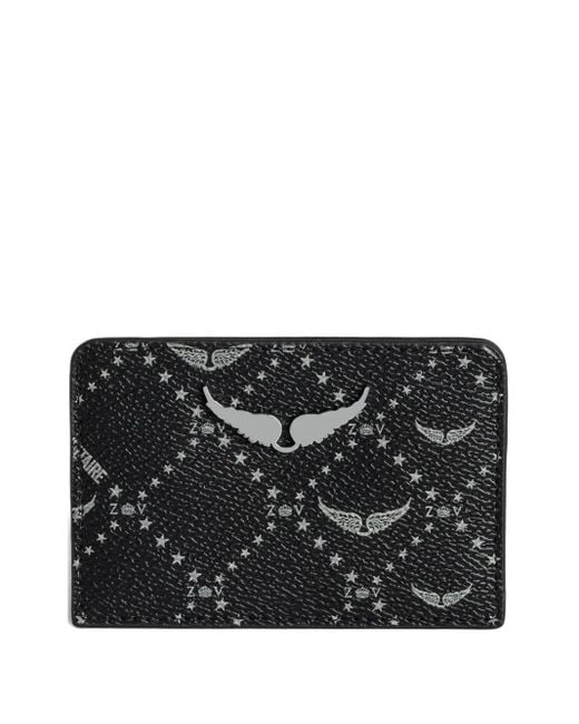 Zadig & Voltaire Passe Pasjeshouder Met Monogram in het Black