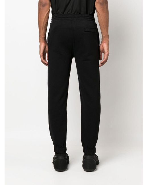 Givenchy Black Logo-appliqué Track Pants for men