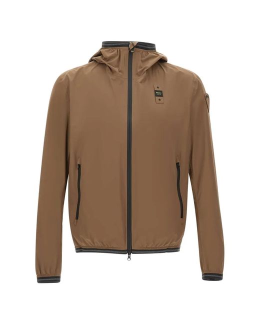 Blauer Brown Farrin Hooded Windbreaker Jacket for men
