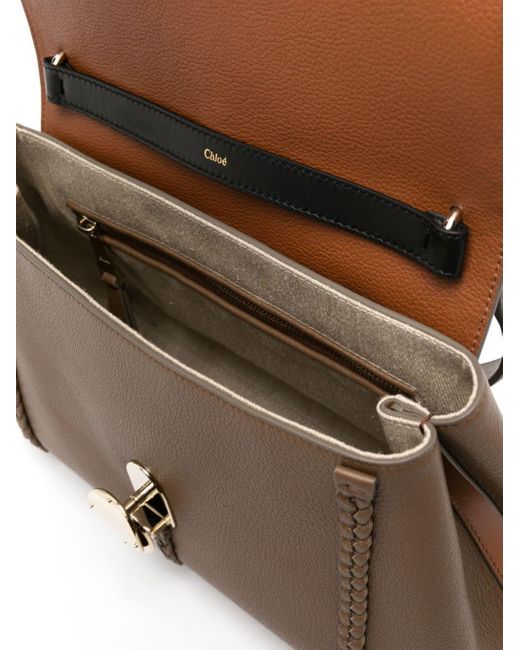 Chloé Brown Medium Penelope Leather Shoulder Bag