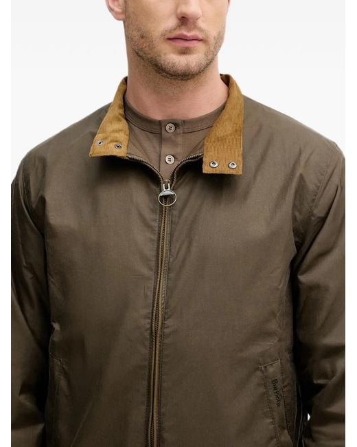 Barbour Green Royston High-Neck Jacket for men