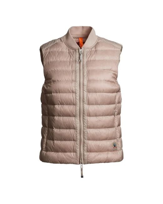 Parajumpers Brown Rosanna Quilted Gilet