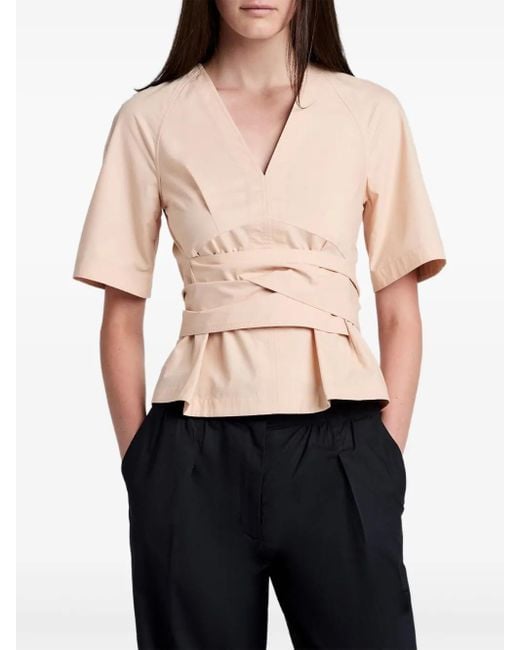 Proenza Schouler Vネック ブラウス Pink