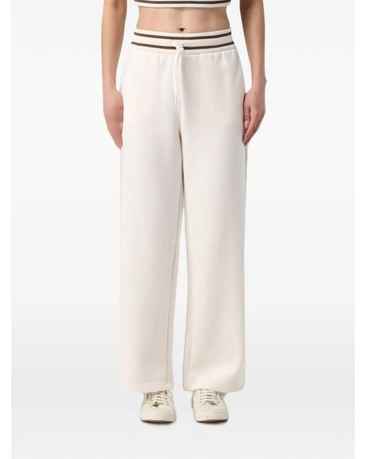 Emporio Armani White Pantalon De Jogging À Lien De Resserrage