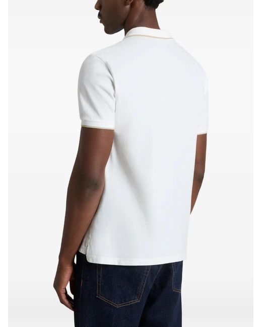 Woolrich White Monterey Cotton Polo Shirt for men