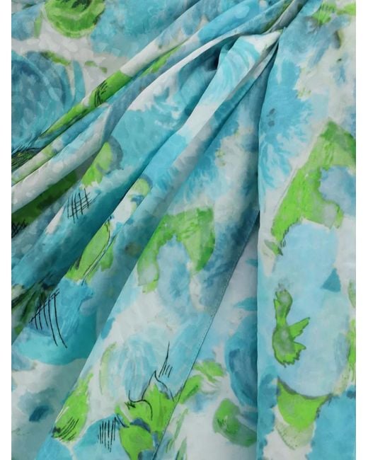 Chloé Blue Chloé Short Wrap Skirt