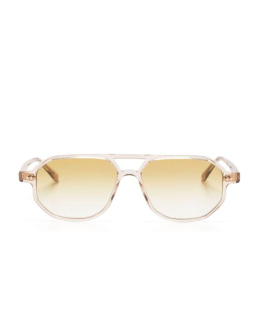 Moscot Natural Gazeektal Navigator-frame Sunglasses