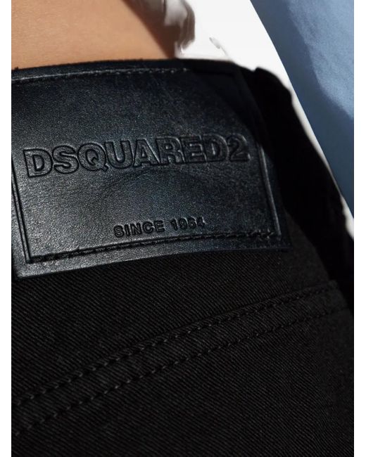 DSquared² Cropped Jeans in het Black