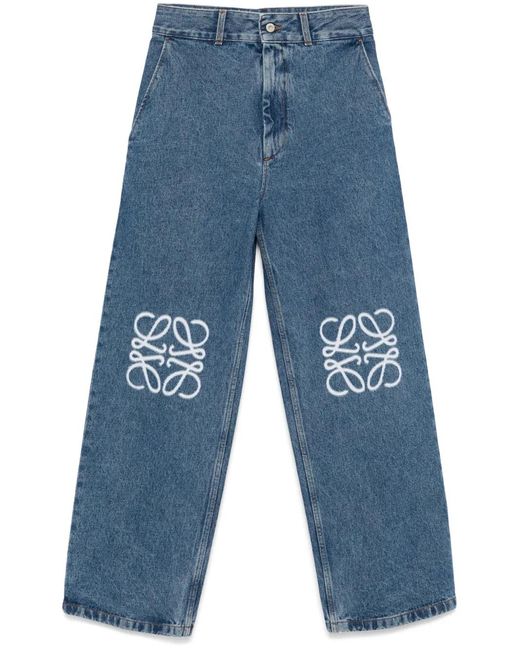 Vaqueros Con Anagrama Loewe de color Blue