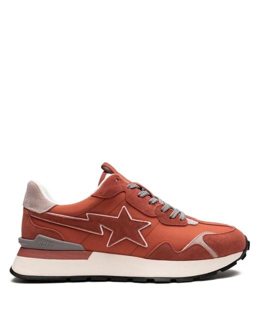 A Bathing Ape Red Baskets Roadsta Express #3 M1