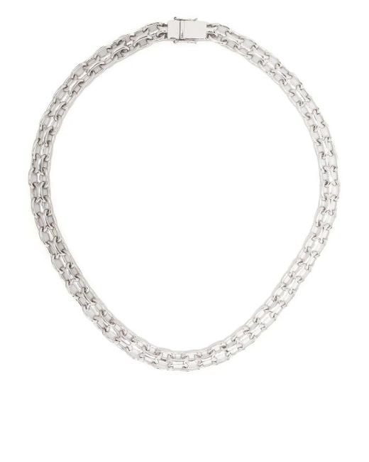 Tom Wood White Vintage Chunky-Chain Necklace
