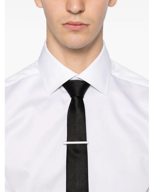 Dell'Oglio White Buttoned Shirt for men