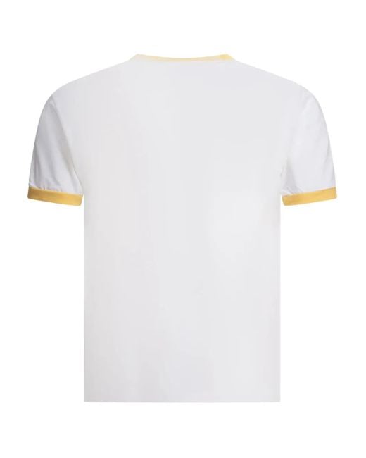 Kapital White Smiley-Face Crew-Neck T-Shirt for men