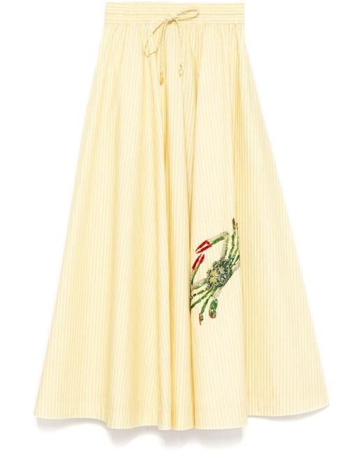 ALÉMAIS Seb デコラティブ スカート Yellow
