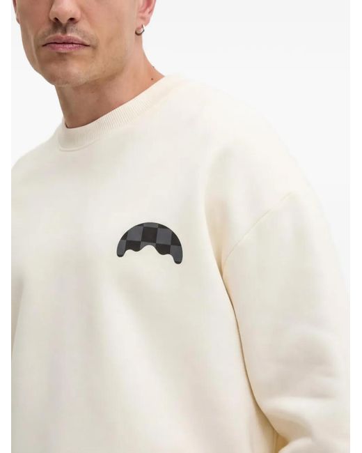 Sprayground White Graphic-Print Sweatshirt