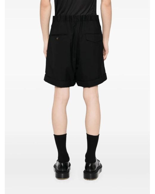 Bed J.w. Ford Black Tropical Shorts for men