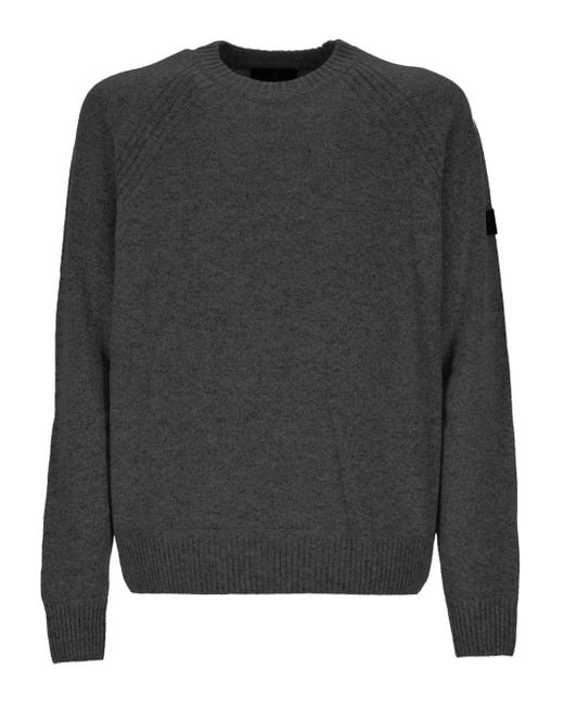 Pull À Col Rond Peuterey pour homme en coloris Gray