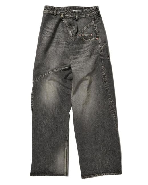 Jean À Empiècements Doublet pour homme en coloris Gray