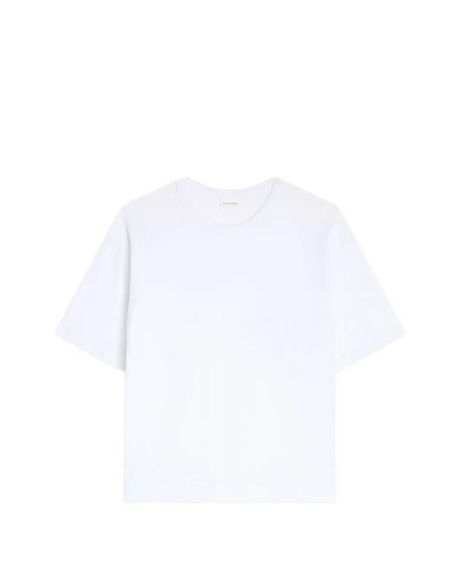 Dries Van Noten White Cotton T-Shirt