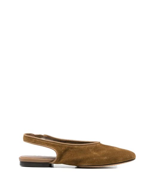 Soeur White Slingback Heeled Mules