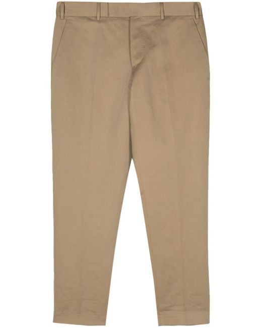 PT Torino Natural Cotton-blend Tailored Trousers for men