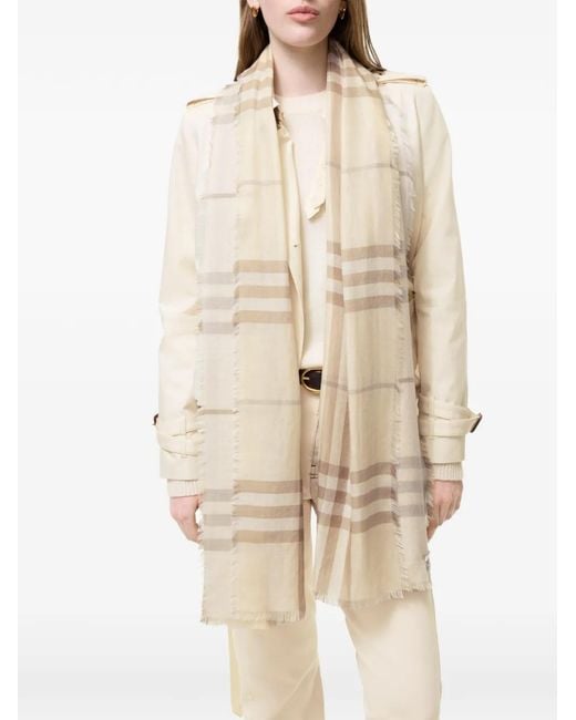 Sciarpa Reversibile di Burberry in Natural