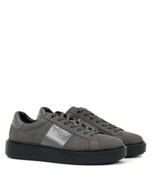 Karl Lagerfeld Black Lace-Up Sneakers for men