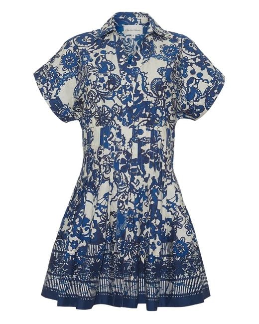 Vestido corto Nash Cara Cara de color Blue
