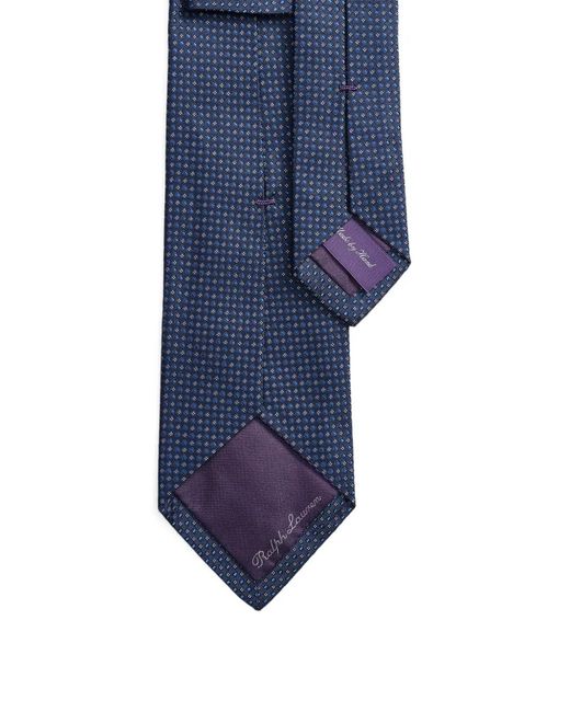 Ralph Lauren Blue Patterned Tie for men