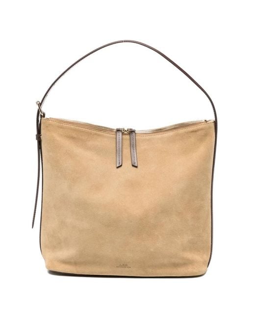 A.P.C. Natural Vera Shoulder Bag