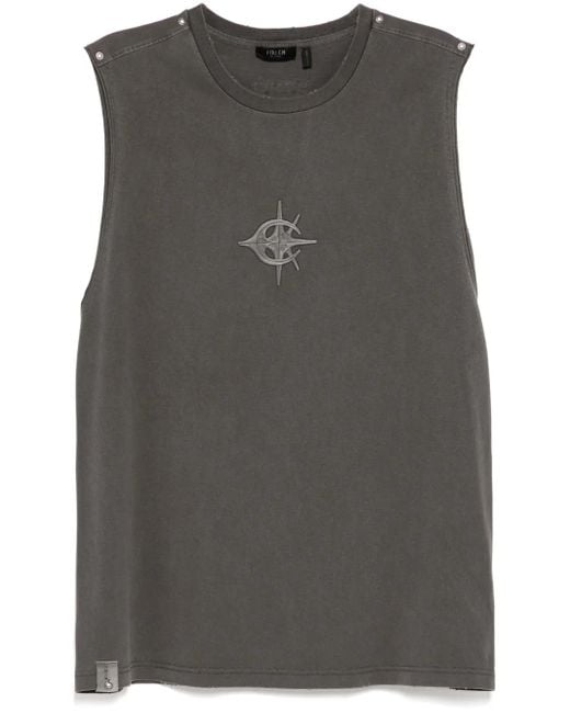 メンズ FIVE CM ロゴ トップ Gray