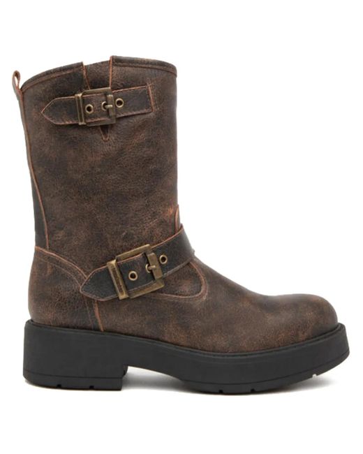 Nero Giardini Brown 55Mm Leather Boots