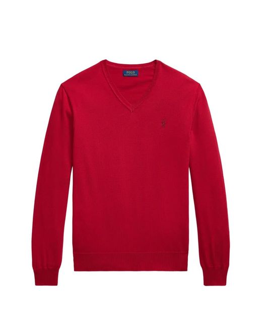 Polo Ralph Lauren V-Neck Logo-Embroidered Sweater for men