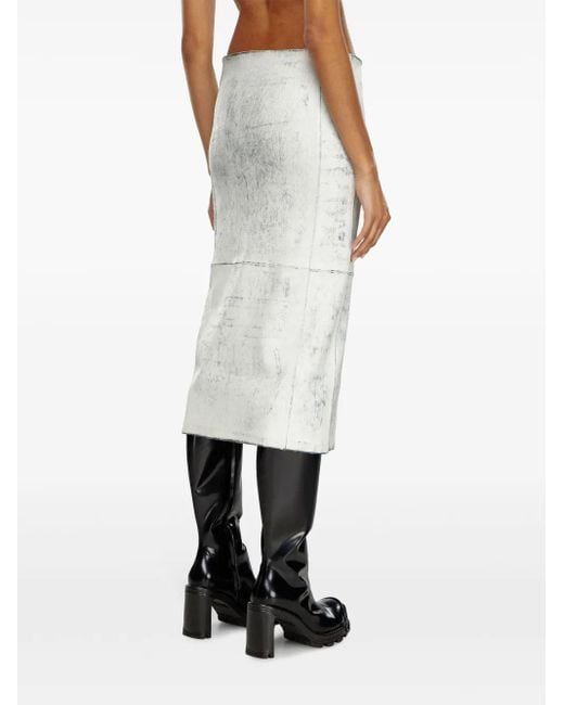 DIESEL White L-Ily Skirt