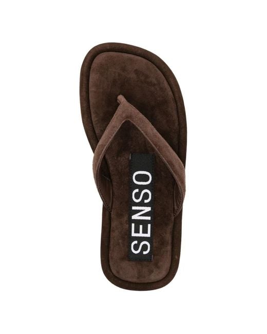 Senso Brown Illy Flat Sandals