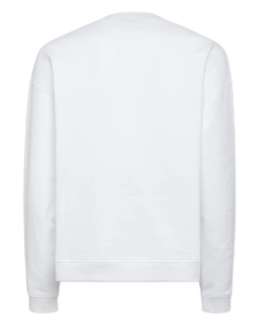 DSquared² Gray Logo-Print Sweatshirt for men