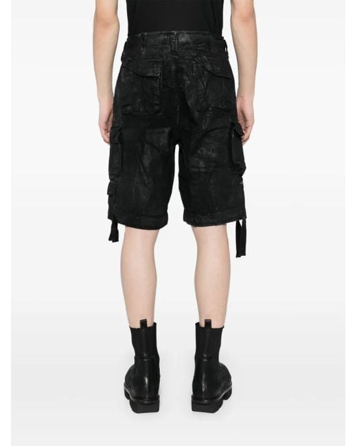 Shorts di P.L.N. in Black da Uomo