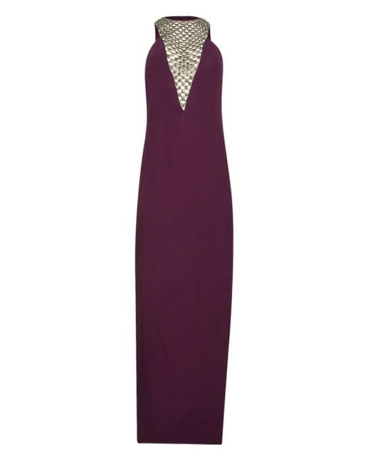 The Attico Purple Cady Dress