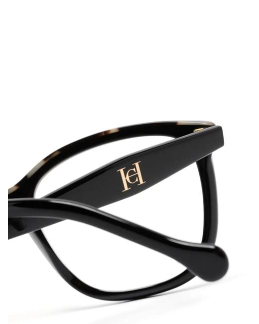 Carolina Herrera Brown Square-Frame Glasses